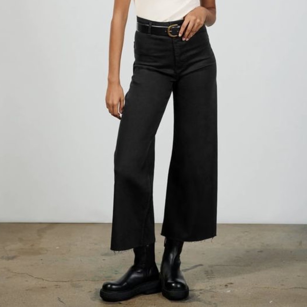 Zara denim culotte jeans 4 New - Picture 10 of 16